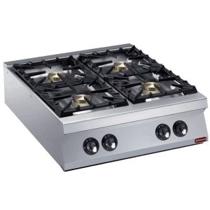 Gas cooker 4 burners -TOP- "POWERFUL"