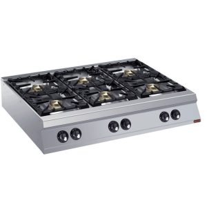 Gas cooker 6 burners -TOP-
