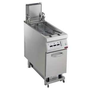Gas fryer tank 23 lt. S/armG. "Oil filtering" + lift+ auto cook, "DIGIT"