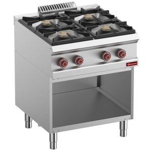 Range consist of : 4 burners & open base