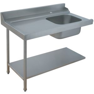 Left pre-wash entry table