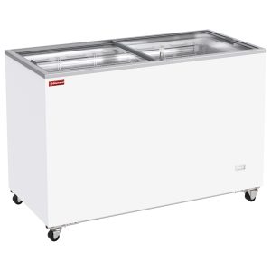 Freezer, chest, 410 liters, sliding lids on wheels