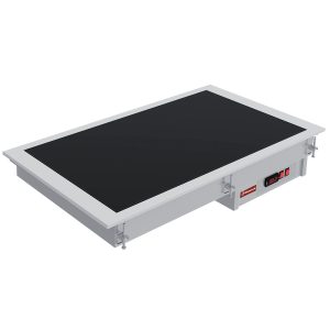 Vitroceramic element black 2x GN 1/1