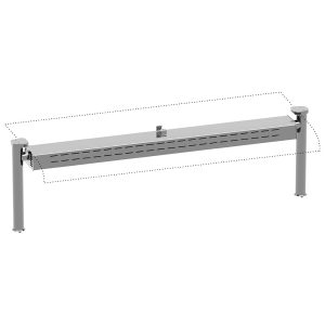 Supports with heated ramp / halogen lighting