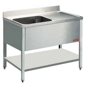 Sink 1 tank and 1 drain surface