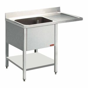 Sink 1 tank and 1 drain surface