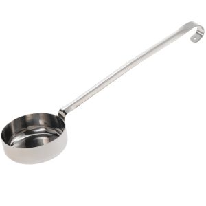 Stainless steel ladle, flat bottom, 170 gr