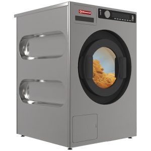 Washing machine with spin-dryer 6,5 kg "inox-titanium", with drain pump