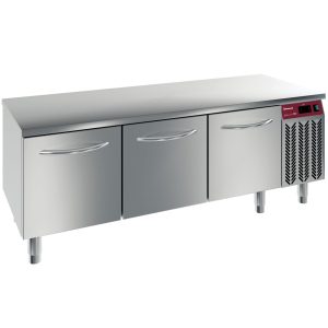 Refrigerated base, 3 drawers GN 1/2 + 1/3 h200 mm