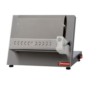 Pizza roller Ø 420 mm, 1 roller "Linear", in stainless steel