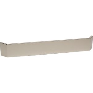 Frontal plinth in stainless steel external angle
