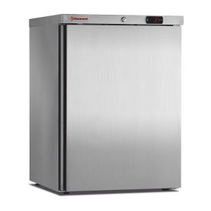 Ventilated refrigerator, 150 liters. stainless steel