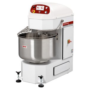 Automatic kneading machines with spiral, 2 speeds, 2 timers, 60 Kg