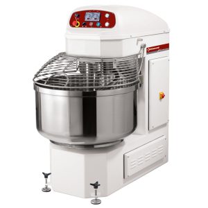 Automatic kneading machines with spiral, 2 speeds, 2 timers, 2 motors, 80 Kg
