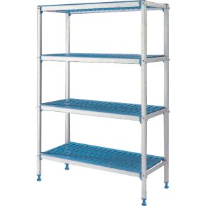 Linear rack in aluminium GN 4 levels "Modular Rack"