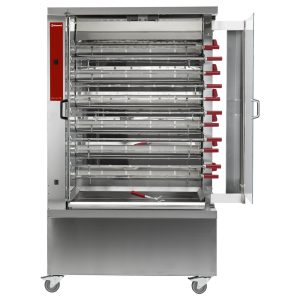 Chicken gas roaster, 11 spits (66 chickens)