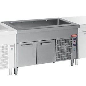 Cooled tank on refrigerated cupboard 4x GN 1/1