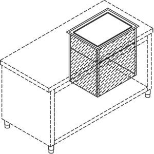 Neutral basket reservoir 500x500 mm