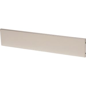 Frontal plinth in stainless steel