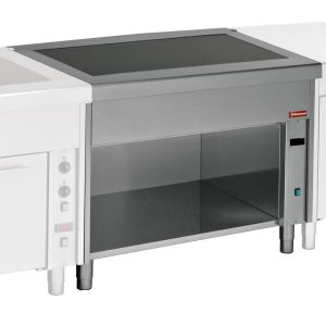 Vitro-ceramic element on cupboard 4x GN 1/1