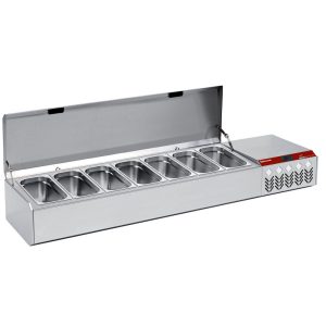 Refrigerated structure GN 7x1/3, with lid