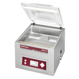 Vacuum machine,  chamber 420x370xh180 mm - 21 m3/h LCD