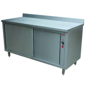 Heated workcabinets sliding door + edge