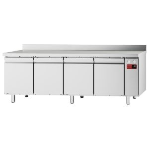 Wall refrigerated table, ventilated, 4 doors GN 1/1, 550 liters (without group)