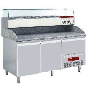 Set Refrigerated table & structure: