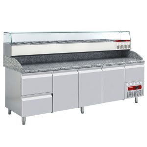 Set Refrigerated table & structure: