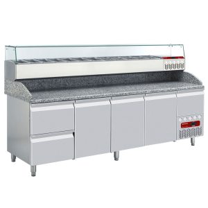 Set Refrigerated table & structure: