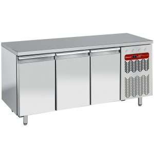 Freezing table, ventilated, 3 doors EN 600x400