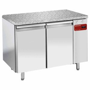 Freez. table, vent., 2 doors EN 600x400 - Granite top (without group)