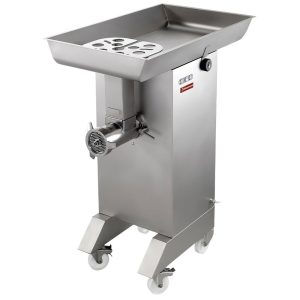 Stainless steel meat mincer N° 32, Ø 4.5 mm, 700 kg/h, with wheels