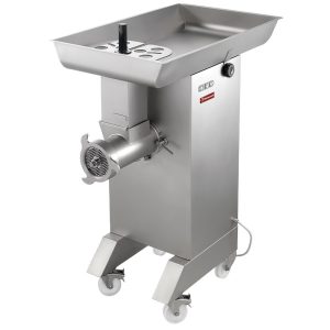 Stainless steel meat mincer N° 42, Ø 4.5 mm, 800/1000 kg/h, with wheels