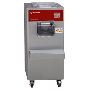 Automatic vertical ice-cream turbine, 50 L/h, water condenser