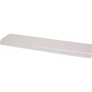 Upper or middle curved shelf superstructure, made of tempered glass
