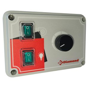 Electronic variator + switch for LED