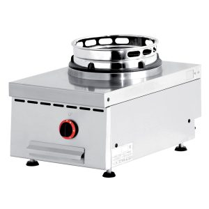Tabletop gas wok burner, single burner (13 kW)