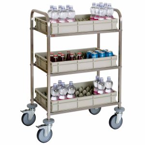 Carriage for minibars filling