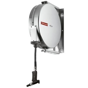 Cleaning station, automatic roll up 10m.