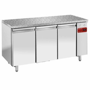 Freez. table, vent., 3 doors EN 600x400 - Granite top (without group)