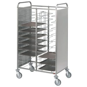Universal plate trolley 2x 12 levels