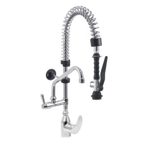 Nozzle stainless steel and faucet with mixer mono command (exit MONO)