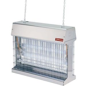 Insect exterminator "ceiling version" in stainless steel