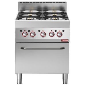 Gas range 4 burners with gas oven