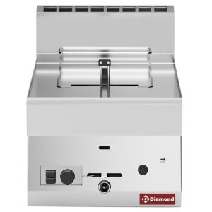 Gas deep fat fryer: 1 tank of 8 liters -Top-