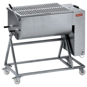 Stainless steel meat mixer 120 kg, stand with wheels