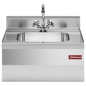 Sink 400x400xh200 with mixing tap and siphon