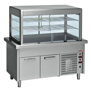 Refrigerated display and refrigerated cupboard 4x GN 1/1
